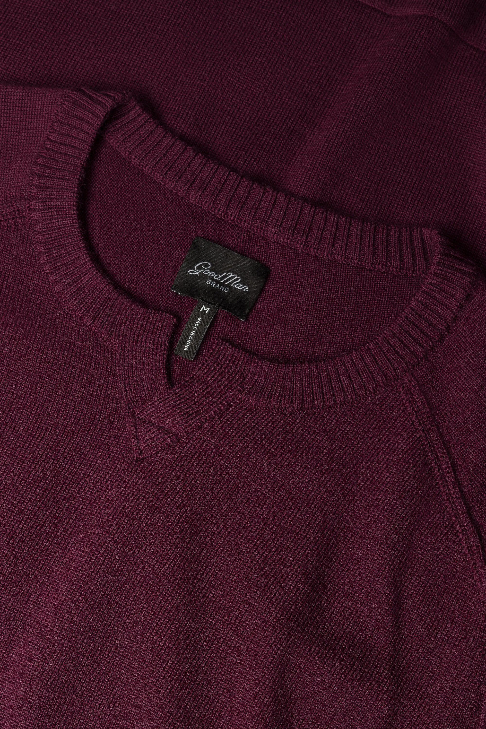 V-Notch Crew Sweater | Responsible Merino Wool