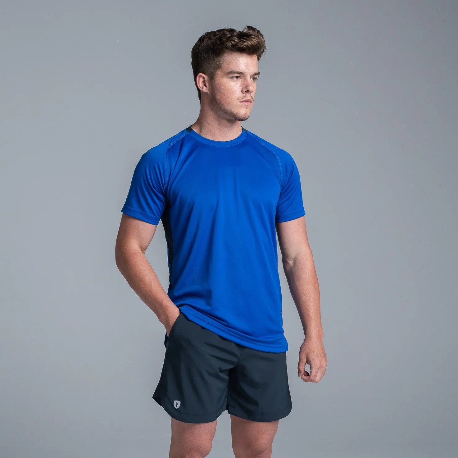 Valour Active Apex Tee - Ocean Blue