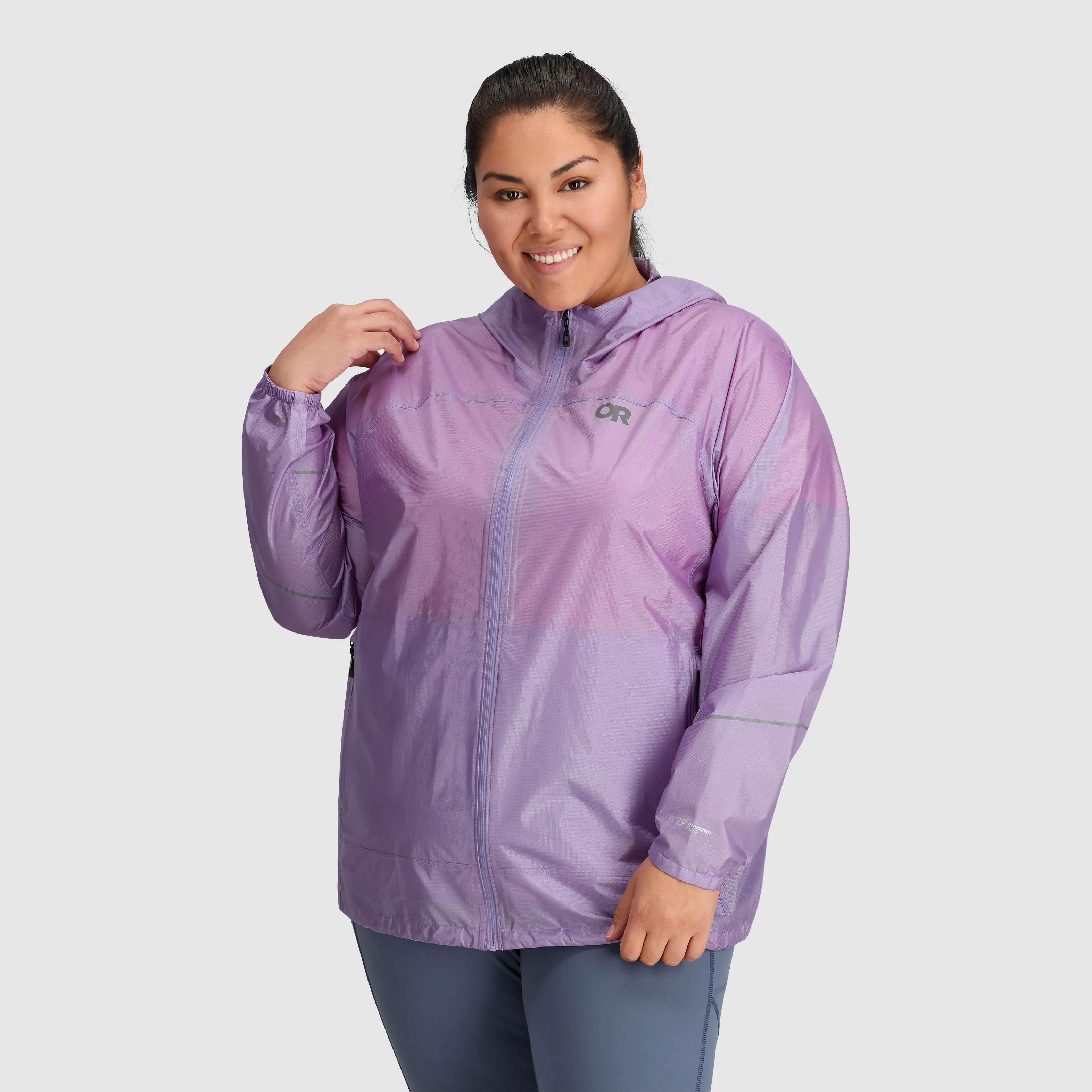 2023 Womens Helium Rain Ultralight Jacket - Plus Size, Waterproof & Packable Outdoor Gear